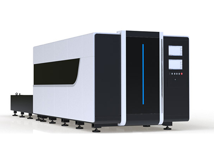 Fully Enclosed1000W-6000W Metal Fiber Laser Cutter with Exchange Table 
