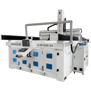 Fiberglass GRP Resin Carbon Fiber Styrofoam Aluminum Cutting CNC Router 5 Axis 