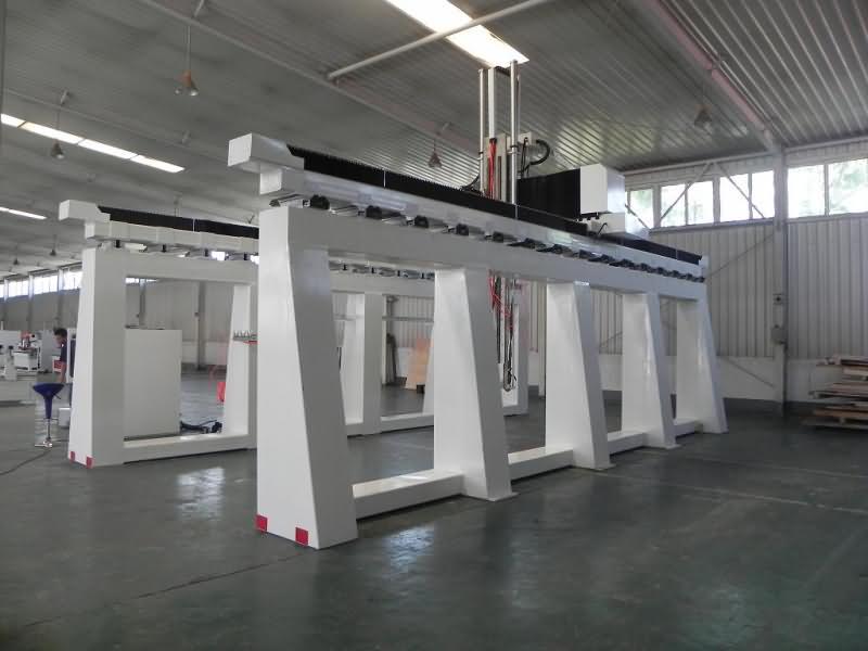 Large Scale 5 Axis Polystyrene Polyurethane Foam Sculpture Model Pattern CNC Milling Machine