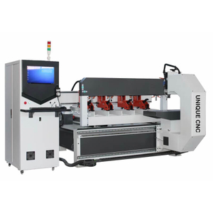 Thick Solid Hard Wood Cnc Cutting Machine For Furniture